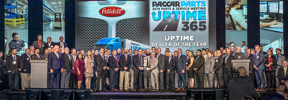 PACCAR Parts Uptime Dealer of the Year award recipients