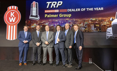 Palmer Group receiving the 2022 TRP All-Makes Dealer of the Year award