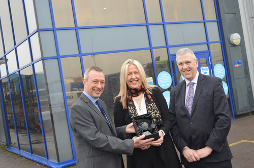 TRP Hemel receiving global TRP Store of The Year award