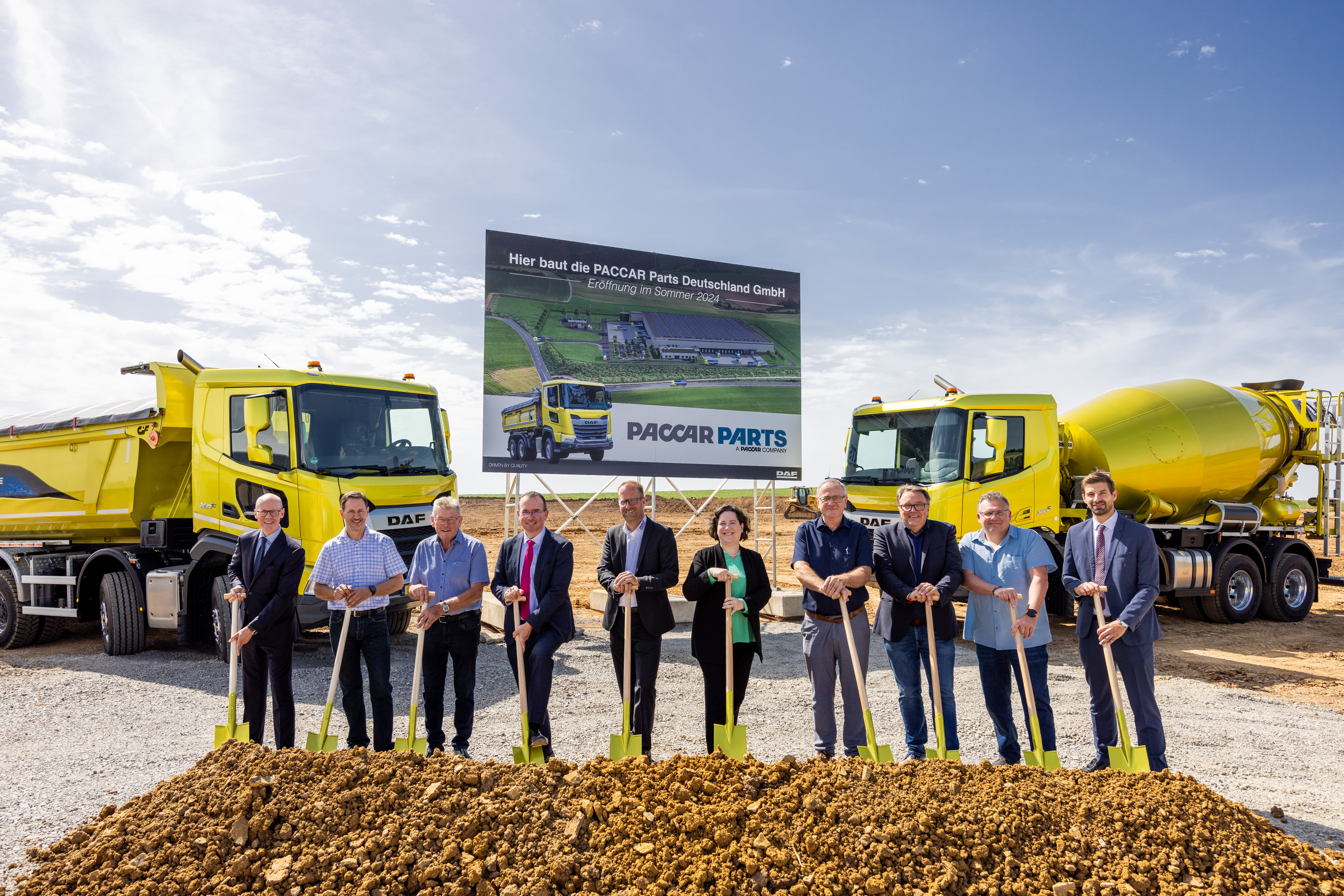 Groundbreaking Ceremony for Germany Parts Distribution Center